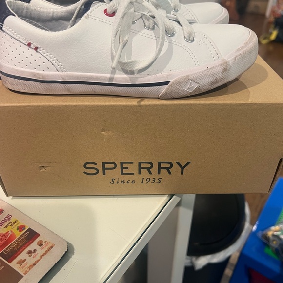White sperry sneakers - Picture 4 of 6